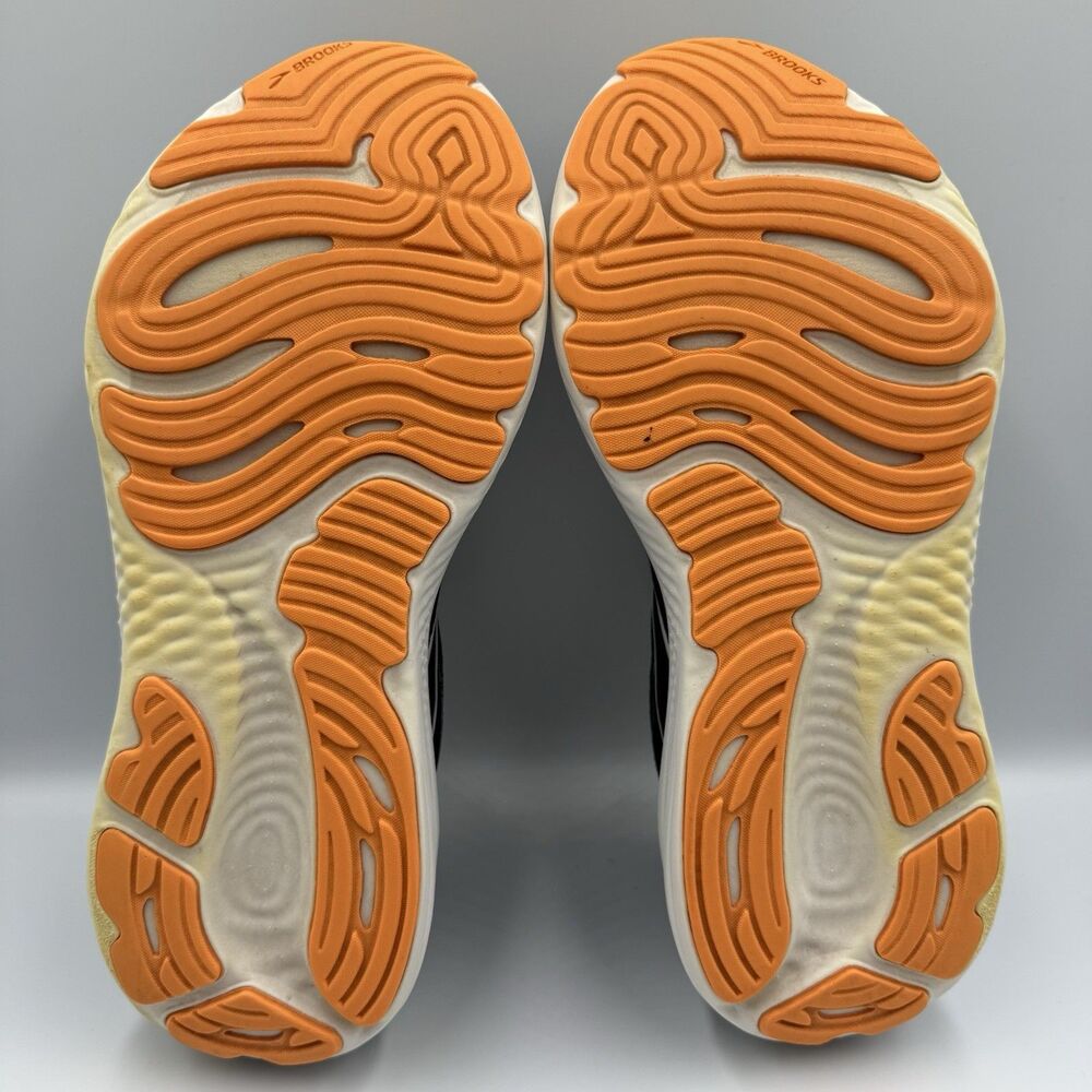 Brooks Glycerin 22 Mens Size 11 Black White Blue Athletic Running Shoes Sneakers - Picture 7 of 9